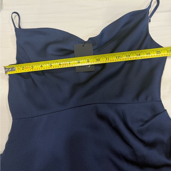 NBD Asymmetrical Navy Dress - Picture 6 of 10